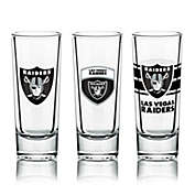 NFL Shot Glasses 6 Pack Set - Las Vegas Raiders