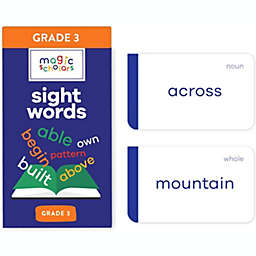 Magic Scholars Sight Words Flash Cards Pack (100+ Preschool, Kindergarten, 1st, 2nd & 3rd Grade Sight Words) Dolch Fry High Frequency Site Cards (Grade 3)