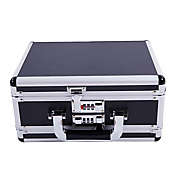 Stock Preferred HandGun Lock Box Hard Storage Carry Case in Black