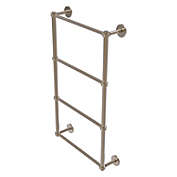 Allied Brass Prestige Skyline Collection 4 Tier 30 Inch Ladder Towel Bar with Grooved Detail