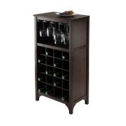 Winsome Ancona Wine Cabinet with Glass Rack [Misc.]