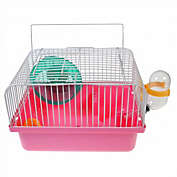 Kitcheniva Portable Traveler Dwarf Hamster Cage, Pink