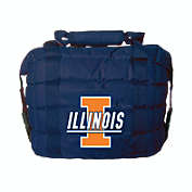 Rivalry Team Logo Tailgating Camping Picnic Outdoor Travel Insulated Beverage Illinois Cooler Bag