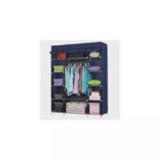 Ktaxon 53" Portable Closet Organizer With Shelves in Blue