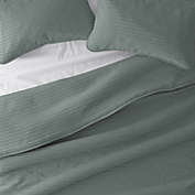 Quilt Coverlet Set All Season Microfiber Modern Ultra Soft Bedding   Heart & Home   3-Piece King/Cal-King - Stripes Stitch Eucalyptus