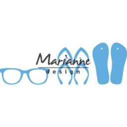 Marianne Design Flip Flops and Sunglasses