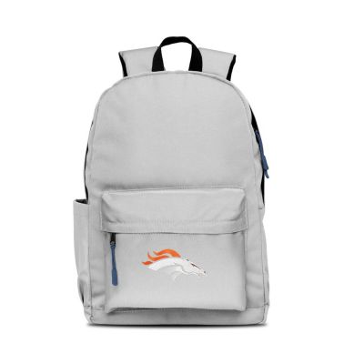 Mojo Licensing LLC Denver Broncos Campus Backpack - Ideal for the Gym, Work, Hiking, Travel, School, Weekends, and Commuting