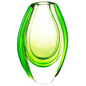 Accent Plus Emerald Art Glass Vase