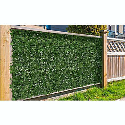Stock Preferred Garden Artificial Faux Ivy Hedge Leaf and Vine Privacy Fence Wall Screen 39in