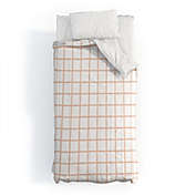 Deny Designs Little Arrow Design Co blush grid Comforter