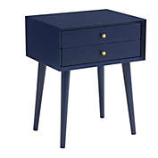 Elements Picket House Furnishings Chesham Side Table in Blue