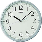 Seiko 12" Kuota Wall Clock, Silver