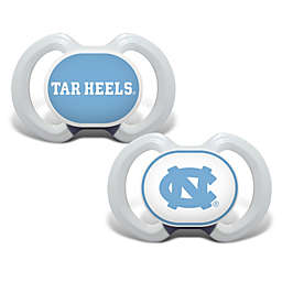 BabyFanatic Pacifier 2-Pack - NCAA UNC Tar Heels - Officially Licensed League Gear