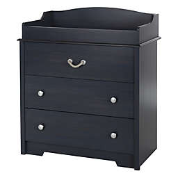 South Shore South Shore Aviron Changing Table With Drawers - Blueberry