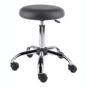 Winsome Clyde Adjustable Cushion Seat Swivel Stool - Charcoal and Chrome