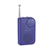 Proscan - Portable AM/FM Radio, 3.5mm Input, Blue