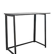 Infinity Merch Simple Collapsible Computer Desk in Black