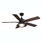 Savoy House Hyannis 52" Indoor/Outdoor Ceiling Fan with Aged Steel Blades