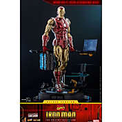 Hot Toys Marvel Deluxe Iron Man The Origins Collection Comics Masterpiece Sixth Scale Figure