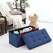 Ornavo Home Foldable Tufted Storage Ottoman
