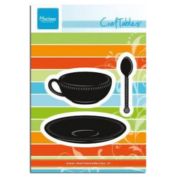 Marianne Design Craftables Dies  Tea Cup With Spoon