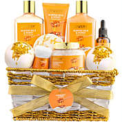 Gift Basket For Women - 10 Pc Almond Milk & Honey - Self Care Kit