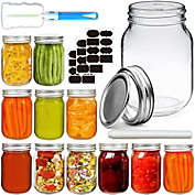 Kitcheniva 12-Pack 16oz Regular Mouth Canning Mason Jar Lids