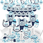 Big Dot of Happiness It&#39;s a Boy - Blue Baby Shower Supplies - Banner Decoration Kit - Fundle Bundle