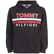 Tommy Hilfiger Little Boy&#39;s James Logo Lightweight Hoodie Gray Size 6