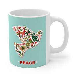 Onetify Christmas Dove with Peace Ceramic Mug 11oz