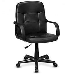 Costway Ergonomic Mid-back Executive Office Chair Swivel Computer Chair