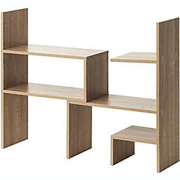 DormCo Yak About It Compact Adjustable Dorm Desk Bookshelf - Sonoma