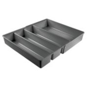 mDesign Expandable Kitchen Drawer Organizer Tray for Utensils