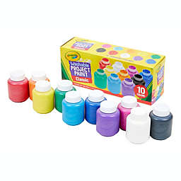 Crayola Washable Kids' Paint Classic Colors Set Of 10 Bottles 2oz