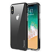 Insten Ultra Slim TPU Rubber Candy Skin Shock Absorbing Protective Case Cover compatible with Apple iPhone X 5.8" (2017), Crystal Clear