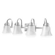 Slickblue Bath Light 4-Light LED Brushed Nickel Vanity