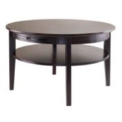 Winsome Amelia Round Coffee Table with Pull out Tray