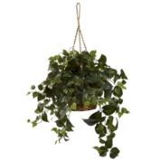 Nearly Natural 30" Philo Artificial Plant in Hanging Basket