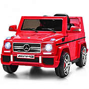 Costway Mercedes Benz G65 Licensed Remote Control Kids Riding Car-Red