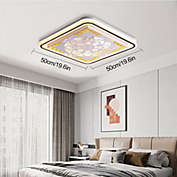 Stock Preferred Modern LED Dimmable Ceiling Fan Light in Stepless Dimming