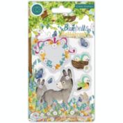 Craft Consortium Bluebells and Buttercups  Stamp Set  Donkey