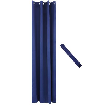 Sunnydaze Blackout Curtain Panel with Grommet Top - 52 x 95 in. - Blue