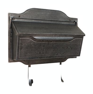 Special Lite Products SHC-1002-SW Contemporary Horizontal Mailbox - Swedish Silver