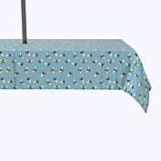 Fabric Textile Products, Inc. Water Repellent, Outdoor, 100% Polyester, 60x84", Bumble Bee Toss Blue