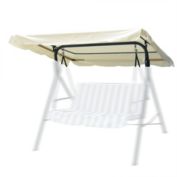 Wellstock 65"x47" Swing Canopy Cover Replacement UV 30+ Water Resistance Outdoor Garden