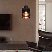 Stock Preferred Iron Cage Pendant Lamp Rustic Industrial Hanging Light