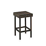 Crosley Furniture Palm Harbor 2Pc Outdoor Wicker Counter Height Bar Stool Set Brown