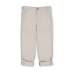 Hope & Henry Boys' Rolled Cuff Pant, Stone, 3