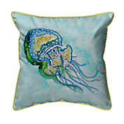 Betsy Drake Jelly Fish Large Indoor/Outdoor Pillow 18x18