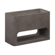 Armen Living Sunstone Indoor Or Outdoor Planter In Grey Concrete